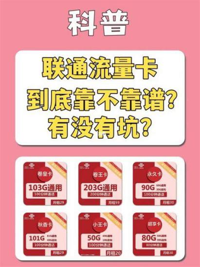 联通卡哪个流量最划算？性价比最高的套餐推荐-第1张图片-卡世界