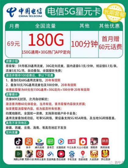 5G电信星卡哪个划算？全面解析最优选择-第1张图片-卡世界