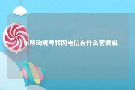 广州携号转网电信有什么套餐嘛现在-第1张图片-卡世界