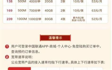 广东联通宽带套餐价格表高清下载-第2张图片-卡世界