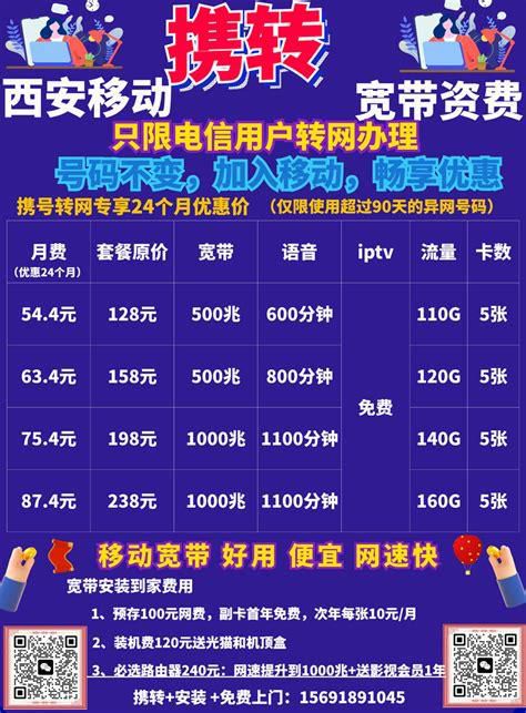 58元移动套餐装宽带有多少流量 上海电信携号转网套餐电话查询号码-第2张图片-卡世界