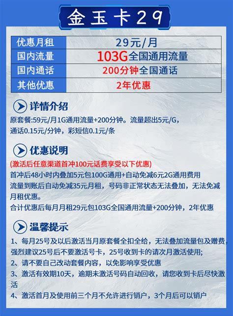 29元联通王卡套餐介绍-第1张图片-卡世界