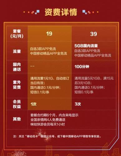 2025年移动39套餐详情详解-第2张图片-卡世界