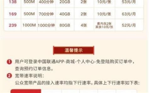 联通宽带多少一个月套餐费-第2张图片-卡世界