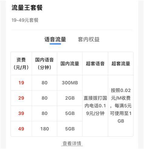 移动套餐价格表大全一览表最新-第1张图片-卡世界