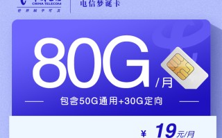 电信梦诞卡【19元80G两年19】