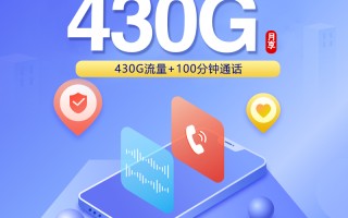 安徽联通省内专属卡29元享430G+100分钟通话