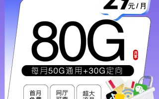 
广东移动省内专用卡29元80G套餐4亲情号