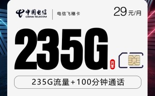 电信飞穗卡【29元235G+100分钟】