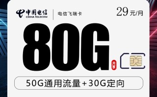
电信飞瑞卡29元80G套餐资费详情介绍