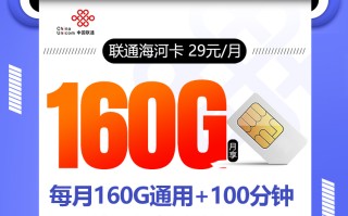 联通海河卡【长期29元160G】