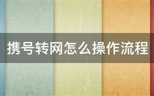 携号转网如何操作流程图片大全集视频