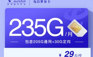 
电信梦泉卡29元235G100分钟外呼激活流程说明