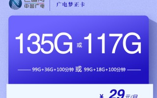 广电梦正卡【29元135G或117G】