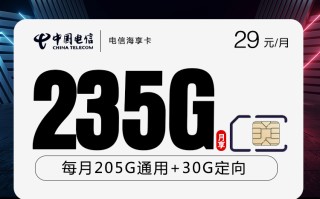 电信海享卡【29元235G】