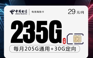 电信海韵卡【29元235G】