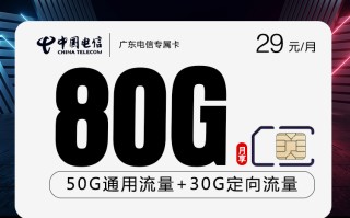 广东电信专属卡【仅发广东】